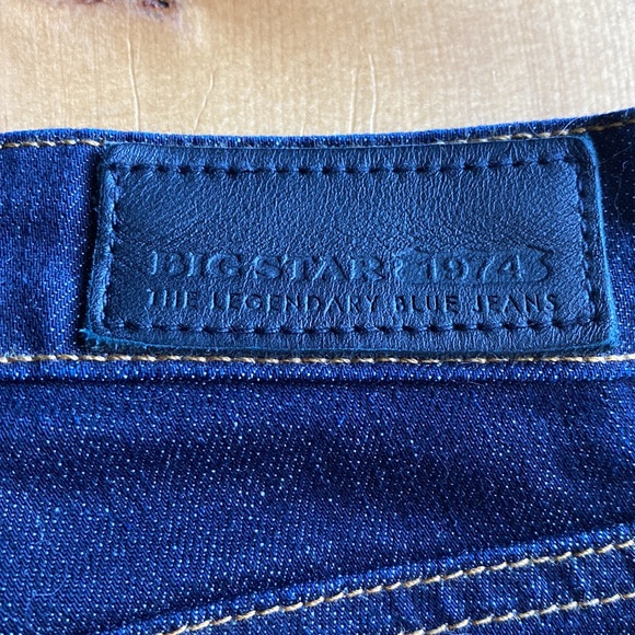Big Star 1974 Andrea Skinny Dark Blue Jeans Size 24 - Picture 3 of 8